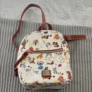 Disney Dogs Dooney & Bourke Bag - Santa Tails Backpack. Disney leather bag